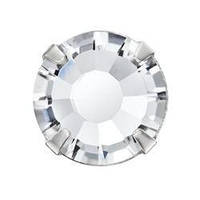 Стразы в цапах Preciosa (Чехия) ss10 Crystal/серебро