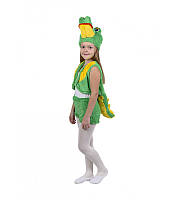 Детский карнавальный костюм КРОКОДИЛ (мех) на 3-7 лет, 104-122 см.