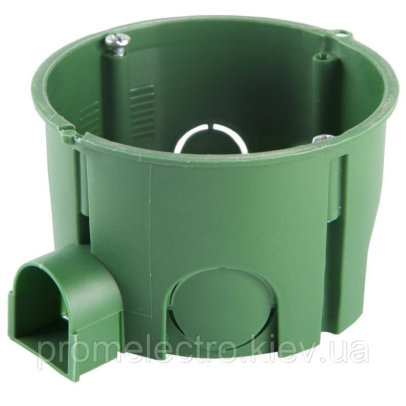 Коробка монтажна PLANK для цегли та бетону 65х45 (підрозетник) набірна MB001