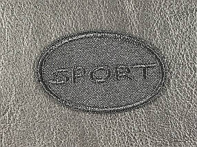 Нашивка Sport колір чорний 50x30 мм