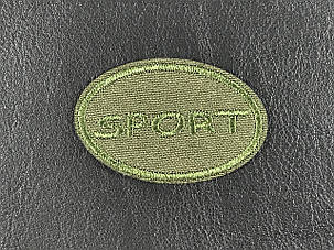 Нашивка Sport колір хакі 50x30 мм, фото 1