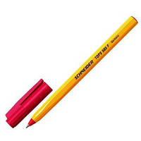 Ручка кулькова Schneider Tops 505F 0,5мм червона корпус жовтий