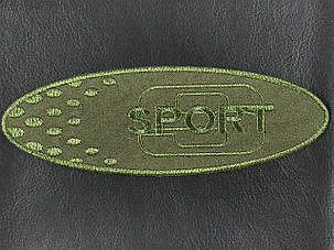 Нашивка Sport овал кольору хакі 160х55 мм, фото 1