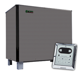 Електрокаменка для сауни та лазні EcoFlame SAM D-21 кВт + пульт CON6 (20-32 м3)