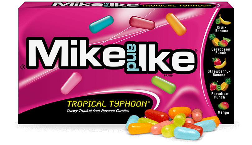 Желейные конфеты Mike and Ike Tropical Typhoon,141 г, фото 2