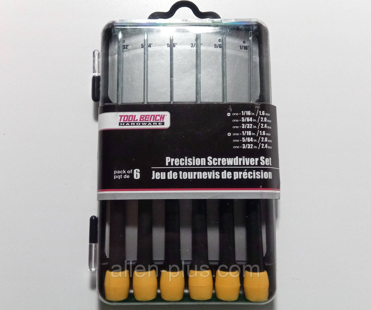 Набір викруток 6 штук Tool Bench Hardware Precision screwdriver set (3-25)