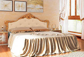 Ліжко з ДСП/МДФ в спальню Дженніфер 1,8х2,0 підйомне м'яка спинка з каркасом Миро-Марк