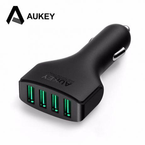 Автомобільний зарядний пристрій на 4 USB Aukey CC-O1