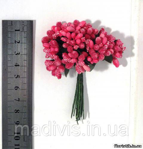 Тичинки на дроті темно-рожеві, фото 1