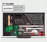 Візок з інструментом 7 секцій 211 од. Toptul GCAJ0066 (Тайвань), фото 3