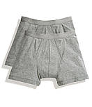 Чоловічі труси Боксери M, L2 Світло-сірий Меланж, фото 7