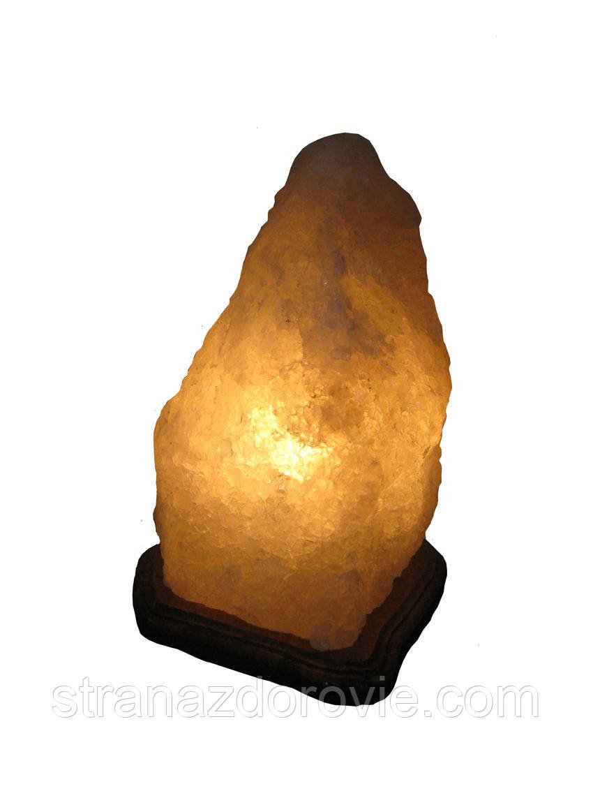 Соляная лампа Скала 1 - 2 кг.Белая,цветная лампочка - фото 2 - id-p5830781