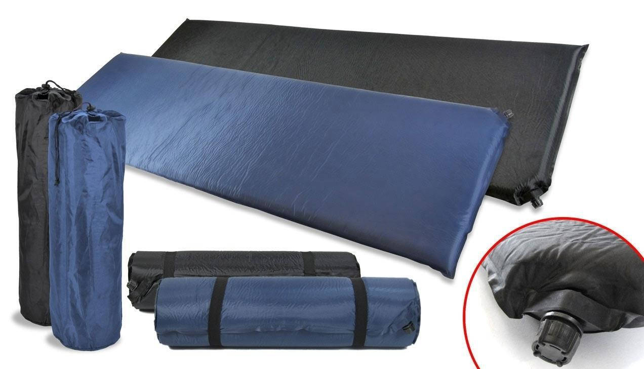 

Самонадувной туристический термо коврик каремат прочьный надежный водоотталкивающий bestway sport