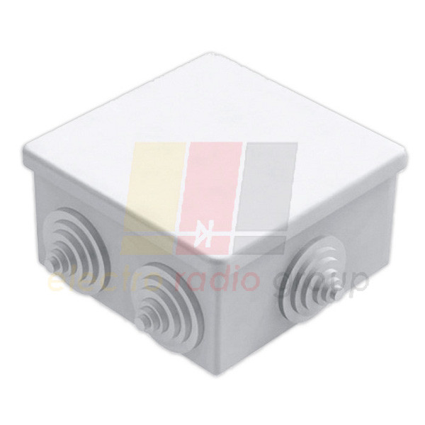 Коробка КМ41233 распаячна до о/п 100х100х50мм IP44