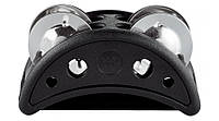 Тамбурин MEINL CFJS2S-BK Compact Foot Tambourine