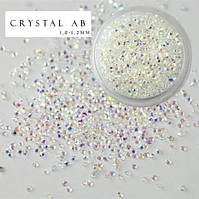 Хрустальная крошка кристал AB 1440 шт