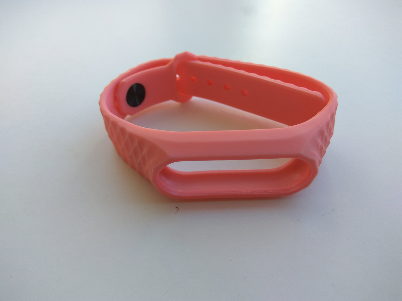 Ремінець Xiaomi Mi Band 2 MiJobs силіконовий рифлений Рожевий 1089P