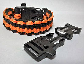 Браслет виживання з паракорда 4 в 1, "Плетіння "Быстрорасплетаемый"