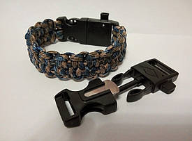 Браслет виживання з паракорда 4 в 1, "Плетіння "Быстрорасплетаемый"