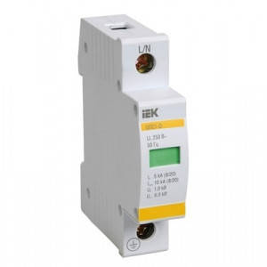Огр. імп. перенапр. ОПС1-C 1P In=20kA Un=400B Im=40kA IEK