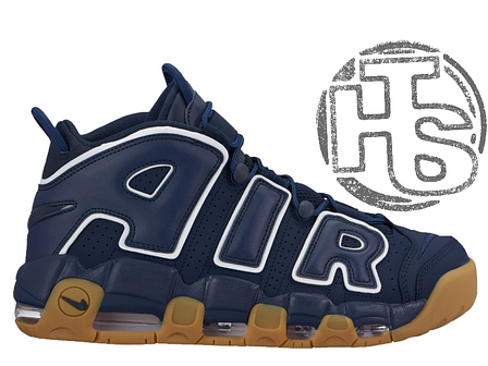 Чоловічі кросівки Nike Air More Uptempo Blue/Brown 921948-400, фото 1