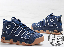 Чоловічі кросівки Nike Air More Uptempo Blue/Brown 921948-400, фото 4