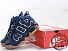 Чоловічі кросівки Nike Air More Uptempo Blue/Brown 921948-400, фото 9