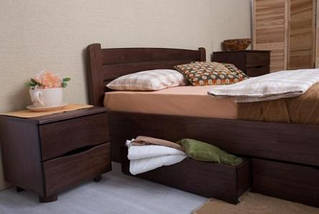Ліжко дерев'яне "Софія" з ящиками (серія Марія) Мікс Меблі, фото 2