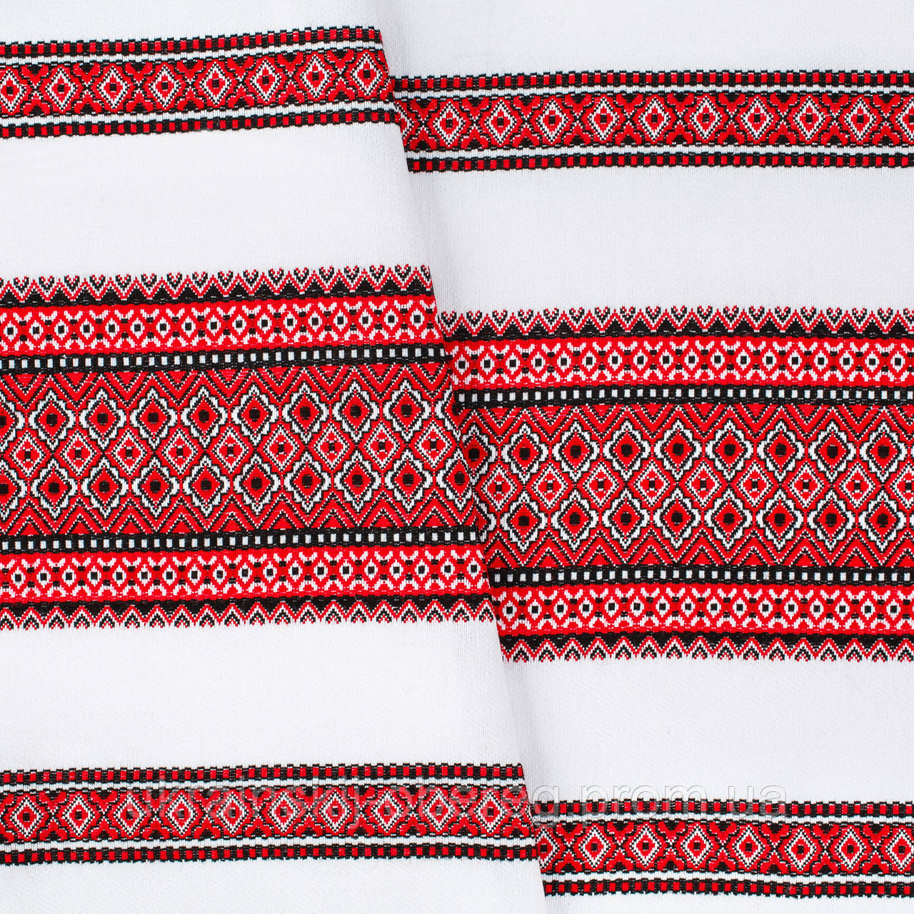 Декоративная ткань с украинским орнаментом ТД-11 (1/1) от 1 м/пог - фото 1 - id-p667867426