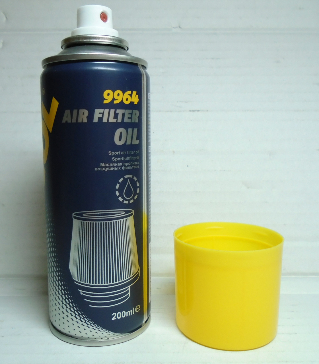 Олія просочення для фільтрів нульового опору (аерозоль) Mannol Air Filter Oil 200 мл