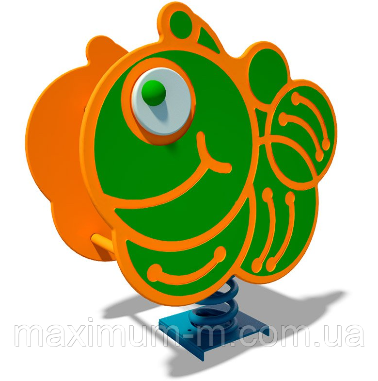 Качалка на пружині "Гусениця", фото 1