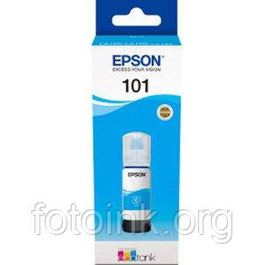 Чорнила Epson 101 Cyan для L4150, L4160, L6160, L6170, L6190 (C13T03V24A), фото 1