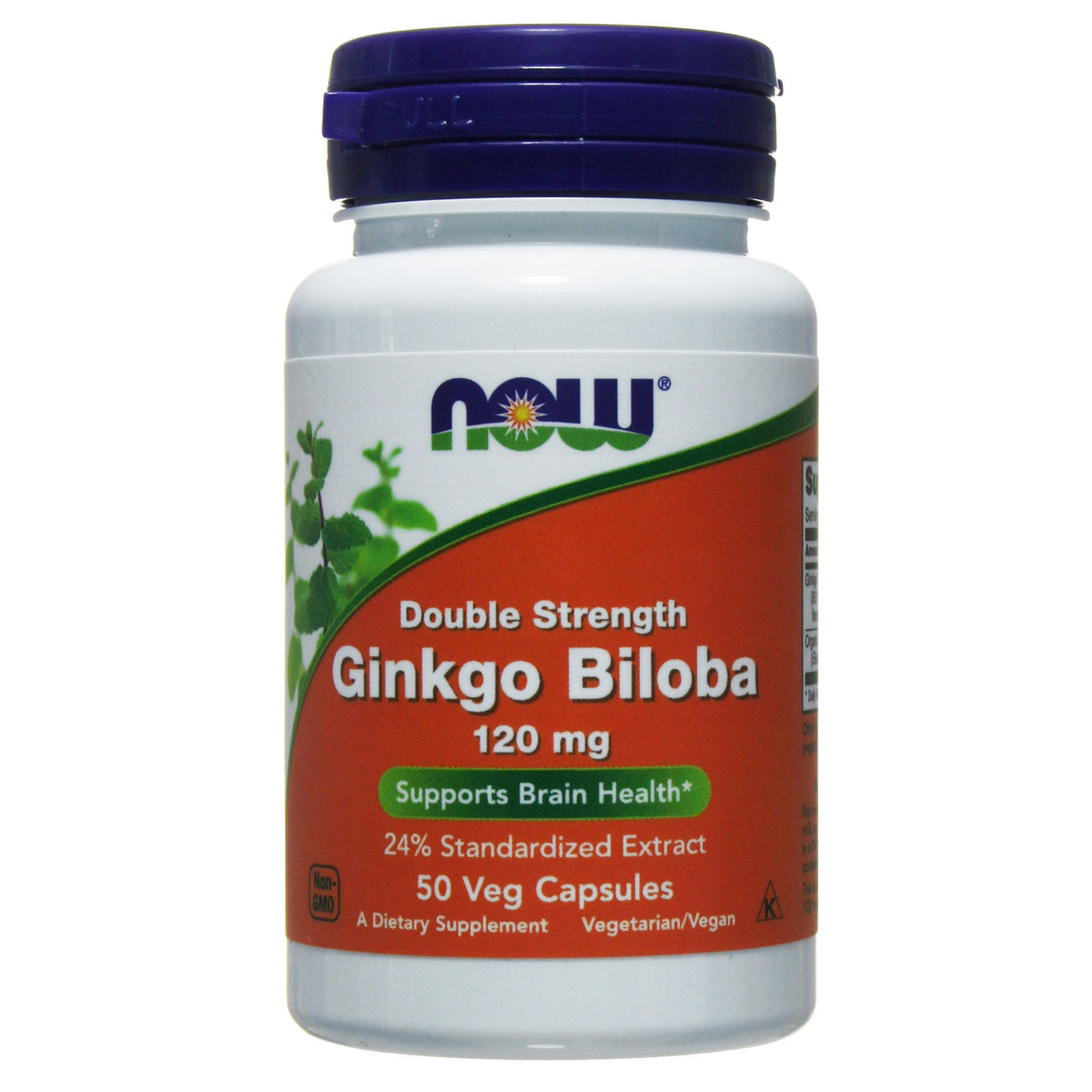 Гінкго Білоба, Ginkgo Biloba, Now Foods, 120 мг, 50 капсул