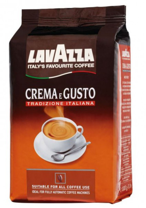 Кофе в зернах Lavazza Crema E Gusto Tradizione Italiana 1 кг. OriginalL