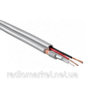 Кабель для відеоспостереження RG-59 +2x0.5, CommSpace, білий