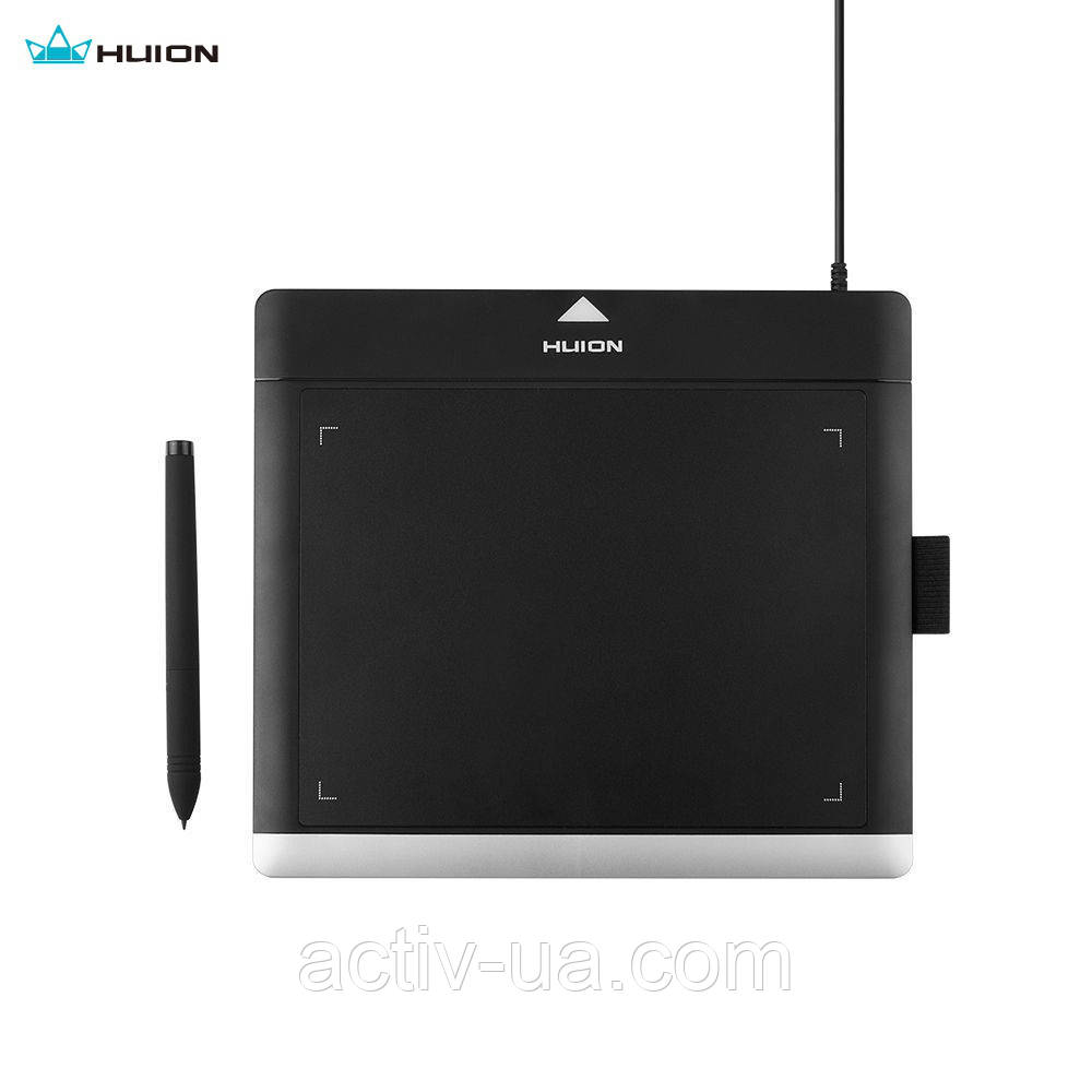 Планшет графічний Huion 680TF, робоча поверхня 203*152мм, слот для карток пам'яті microSD до 64 гб