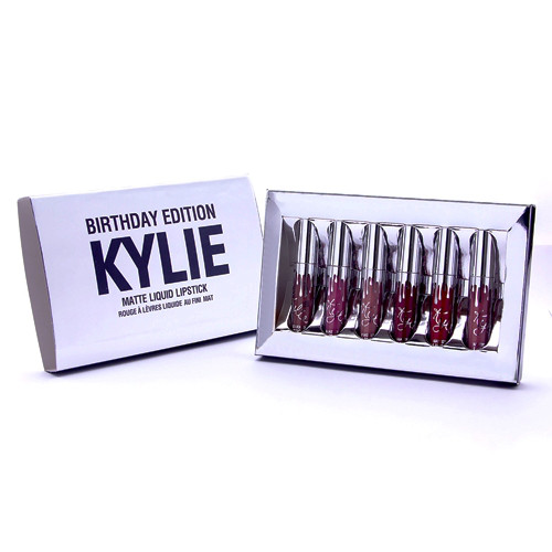 Набор жидких матовых помад KYLIE Birthday Edition Matte Liquid Lipstick - фото 1 - id-p667961082