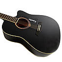 Гітара акустична матова EQUITES EQ-09 BKC, фото 2