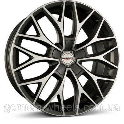 Диски от Borbet DY цвет Dark grey polished matt параметры 8J x 18'' 5 x 120 ET 38