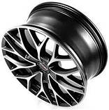 Диски от Borbet DY цвет Dark grey polished matt параметры 8J x 18'' 5 x 120 ET 38, фото 2