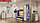 Комод в вітальню 3д4ш Омега (індастріал \ білий) від Світ Меблів, фото 4
