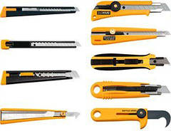 Ножі будівельні, ножиці