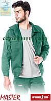 Куртка Master рабочая мужская зеленая REIS Польша (спецодежда униформа роба) BM Z