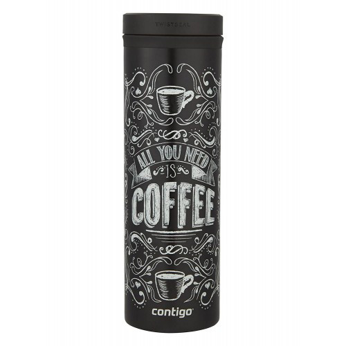 Tермокружка Contigo THERMALOCK TwistSeal EclipseTravel Mug 591 мл. Black Coffee (1000-0698)