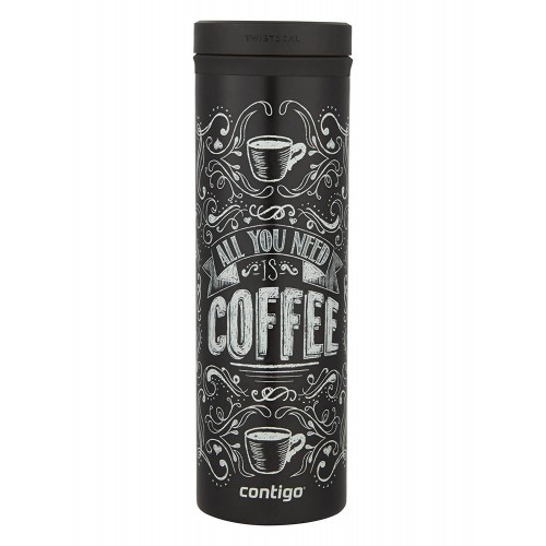 Tермокружка Contigo THERMALOCK TwistSeal EclipseTravel Mug 591 мл. Black Coffee (1000-0698) - фото 1 - id-p668056233