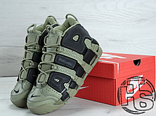 Чоловічі кросівки Nike Air More Uptempo Dark Stucco/Black 415082-007, фото 2