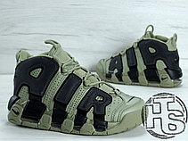 Чоловічі кросівки Nike Air More Uptempo Dark Stucco/Black 415082-007, фото 6