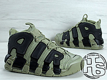 Чоловічі кросівки Nike Air More Uptempo Dark Stucco/Black 415082-007, фото 3