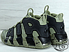 Чоловічі кросівки Nike Air More Uptempo Dark Stucco/Black 415082-007, фото 5