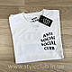 Футболка чоловіча Anti Social social club бірка A. S. S. C. XS, фото 6
